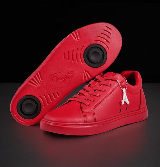 Fuego dansesko Modell Low Top - Rød, LT-RD