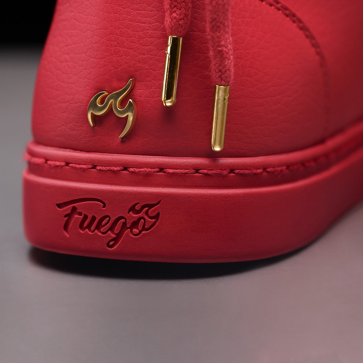 HT-RD: Fuego High Top sneaker - Red - Bilde 3