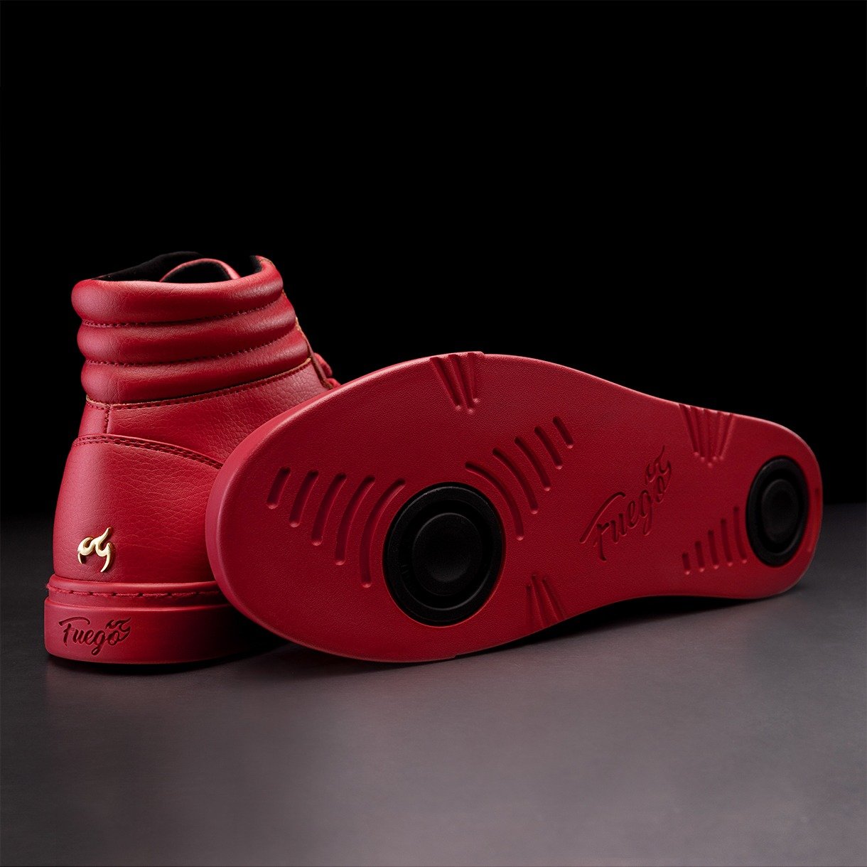 HT-RD: Fuego High Top sneaker - Red - Bilde 12
