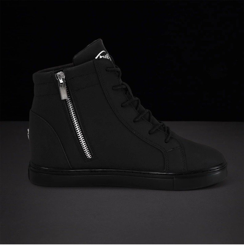 Alternative view of WD-ABLK: Fuego Wedge dance sneaker - AllBlack