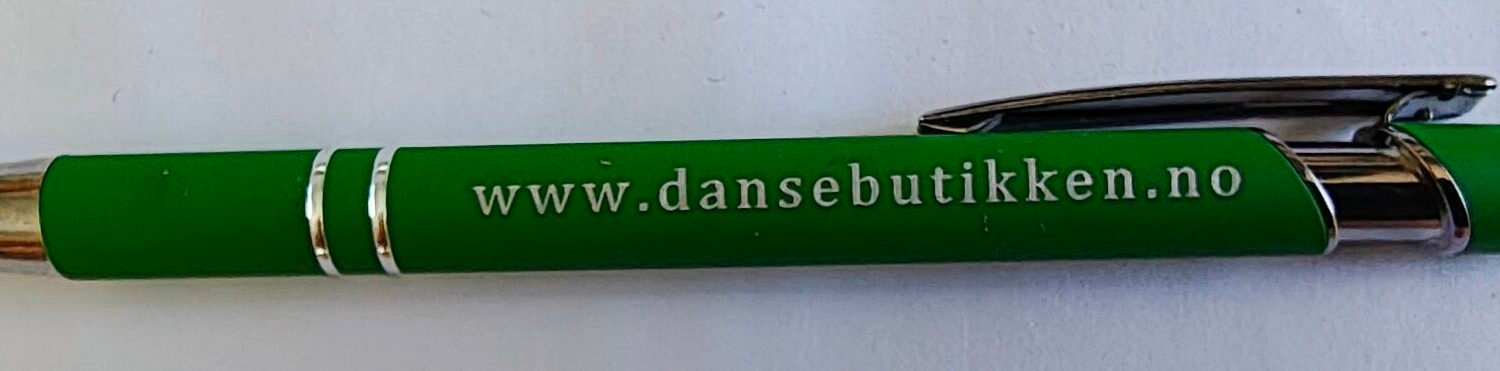 Kulepenn m/Logo - Dansebutikken.no
