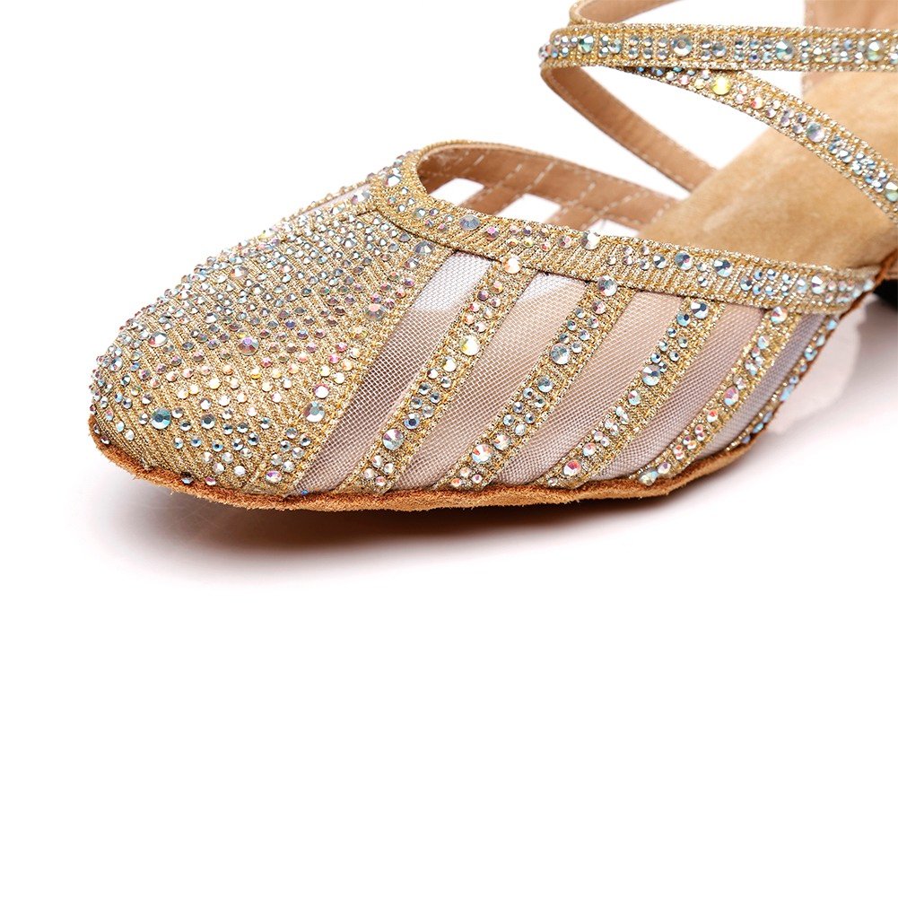 LID403: iDance Ladies Crystal Latin shoes - Bilde 3