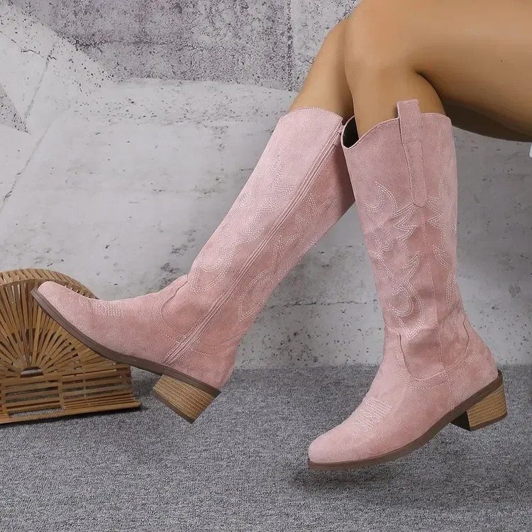 Rosa fritids Western Boots