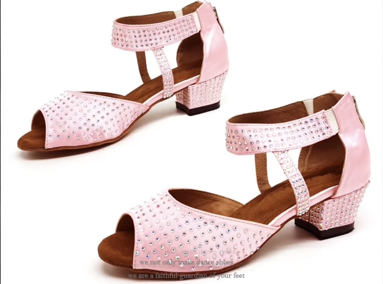 Alternative view of IDJ010: iDance Ladies Modern Latin Dance shoes w/Crystals