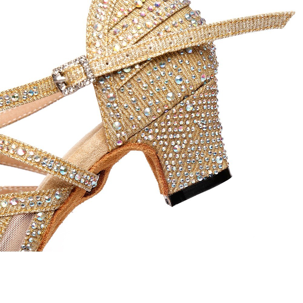 LID403: iDance Ladies Crystal Latin shoes - Bilde 5