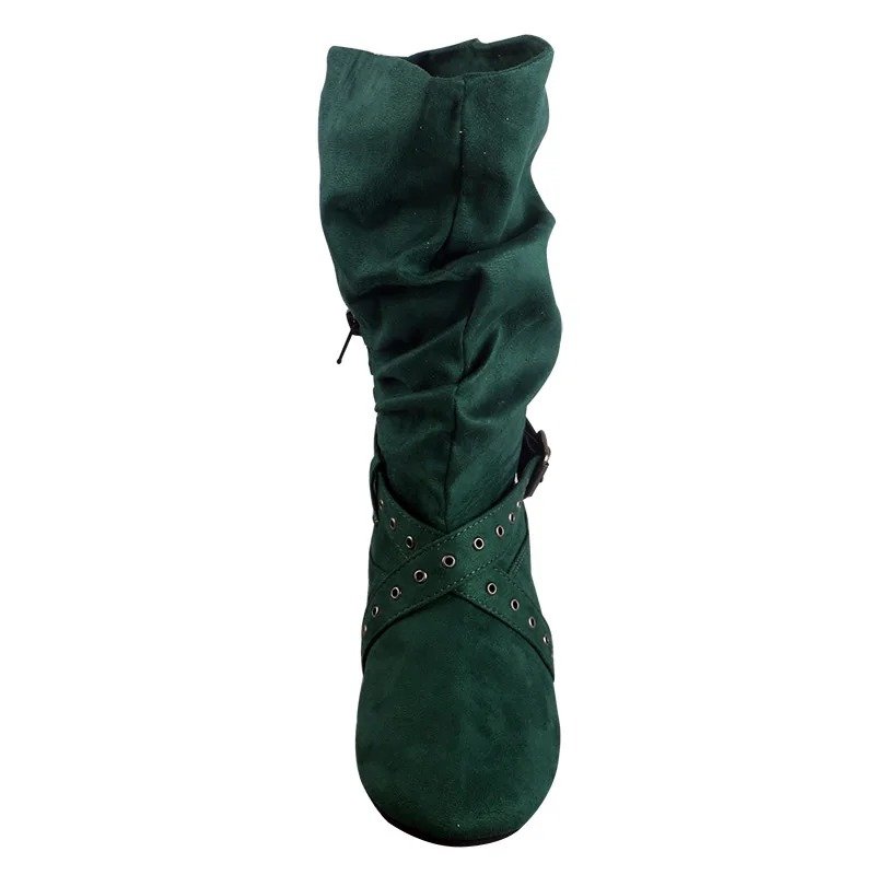 DM6962: iDance West Coast Swing boots - Emerald Green - Bilde 5