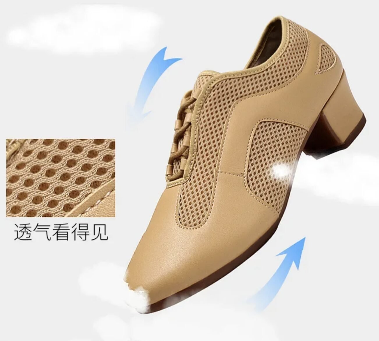 SG677: iDance Latin dansesko for damer - Bilde 4