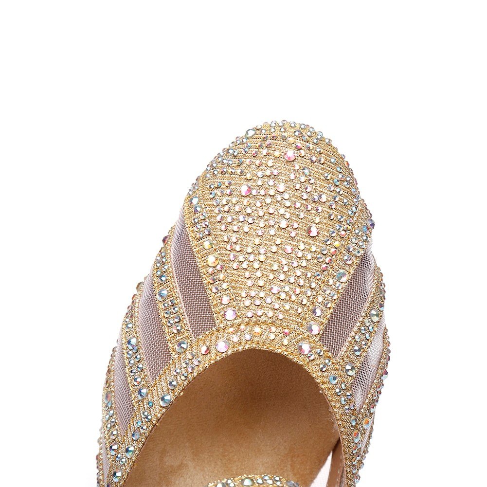 LID403: iDance Ladies Crystal Latin shoes - Bilde 6