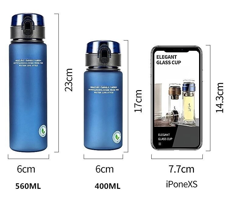 Sportsflaske / Drikkeflaske - 400ml - Bilde 9