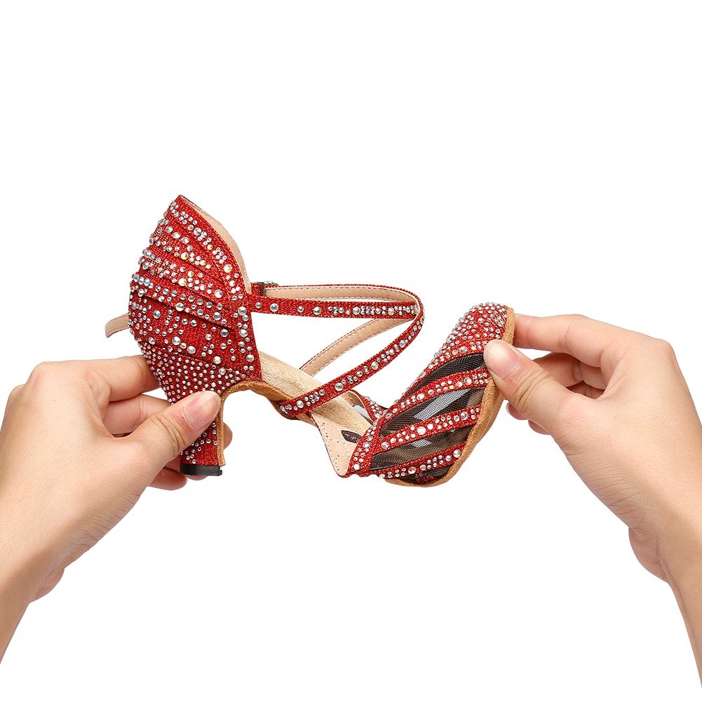 LID403: iDance Ladies Crystal Latin shoes - Bilde 46