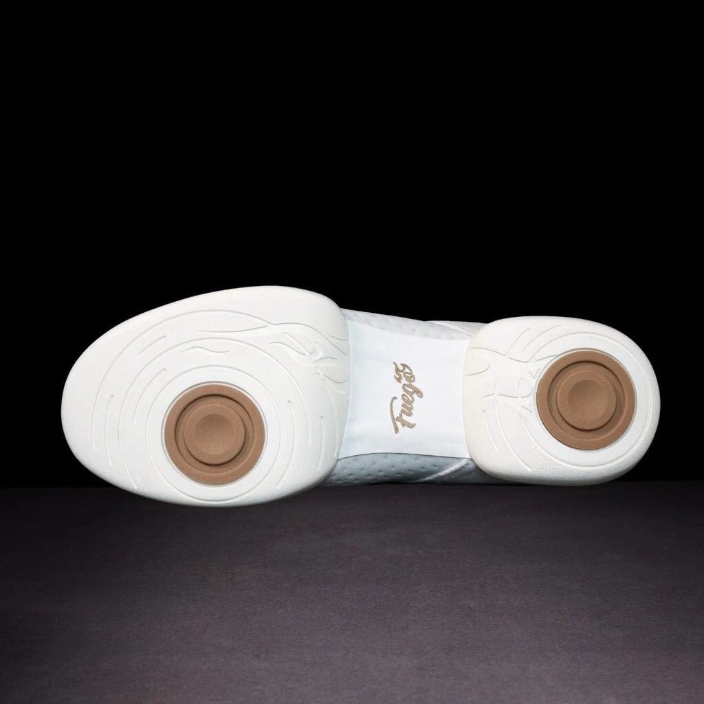 Alternative view of SS-WH: Fuego Split Sole unisex dance sneaker - White