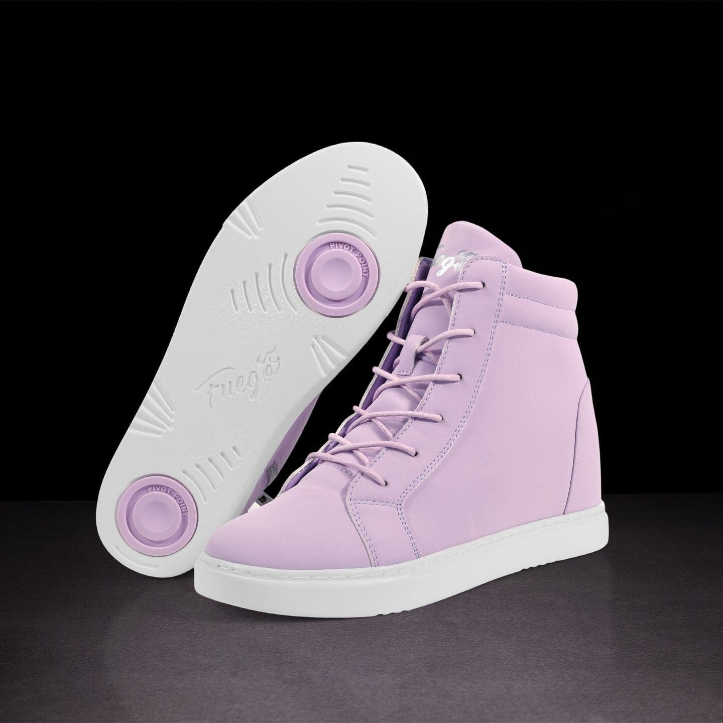 WD-LV: Fuego Wedge dance sneaker - Lavender